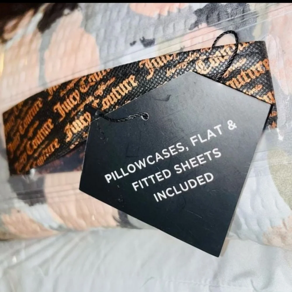 Juicy Couture pillow shams